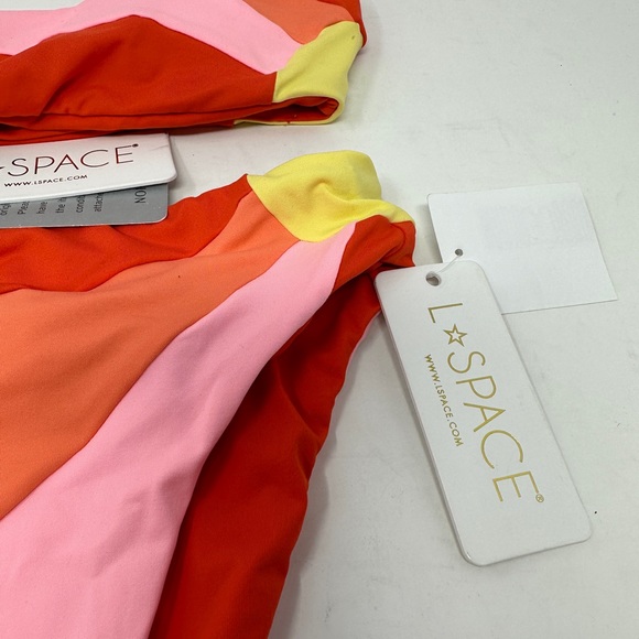 L*Space Sunburst Bikini Set Lucas Bottom & Lizzie Top Women’s XS New with tags - Picture 5 of 7